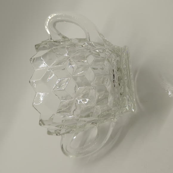 Fostoria or American clear cream and sugar - Picture 3 of 4